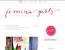 Tablet Screenshot of feminagirls.com